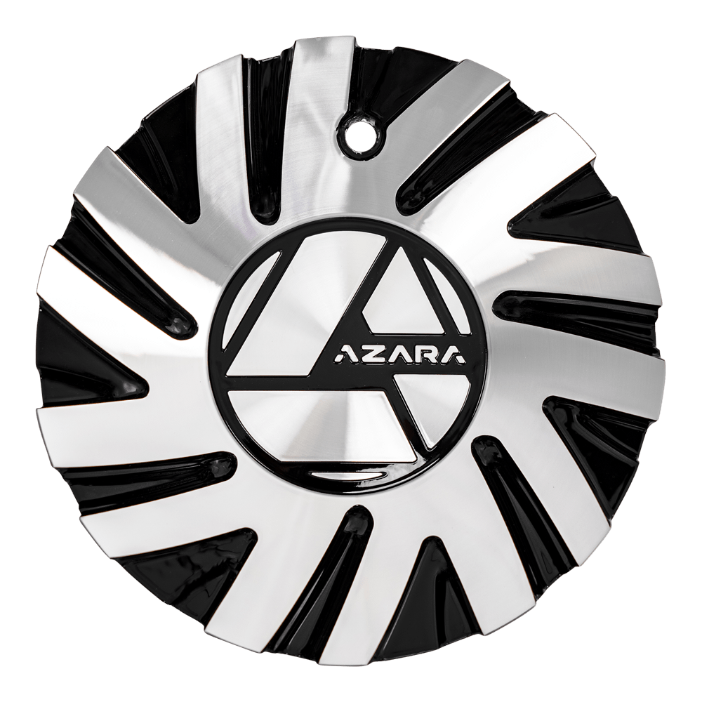 AZA-541 Cap Machined For  Black Machine For 18", 20", 22" Wheels.