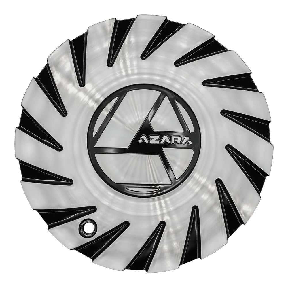 AZA-533 Cap Machined For Black Machined For 18", 20", 22", 24", 26", 28", 30" Wheels.
