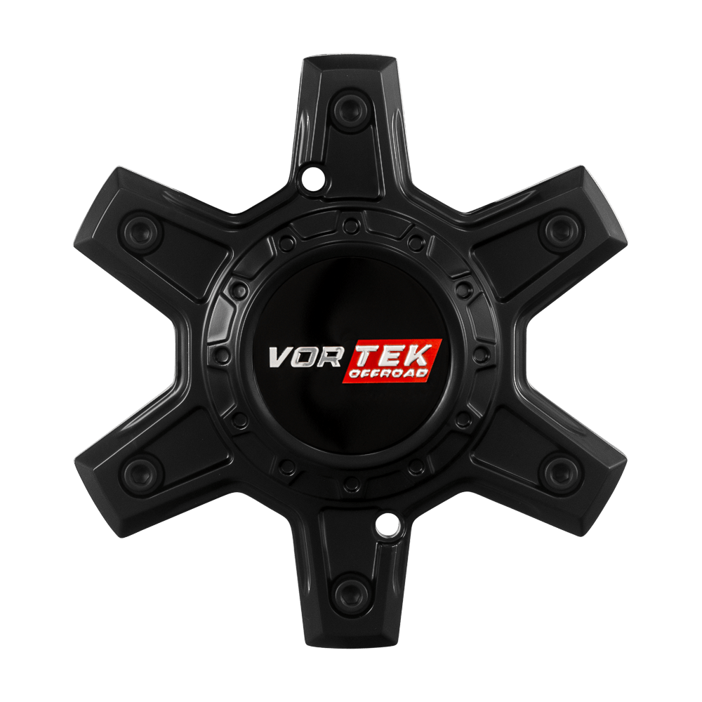 VRP Cap Black for Gloss Black/Black Diamond Cut Ring with Dark Tint 6 Lug VRP-501, VRP-502, VRP-503, VRP-504 Various Sizes