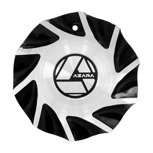 AZA-506 Cap Machined For Black Machined 18", 20", 22", 24", 26", 28", 30"  Wheels.