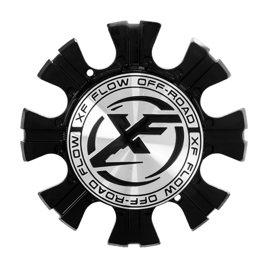 Xfx Cap Black For 8 Lug Wheels  Bolt in