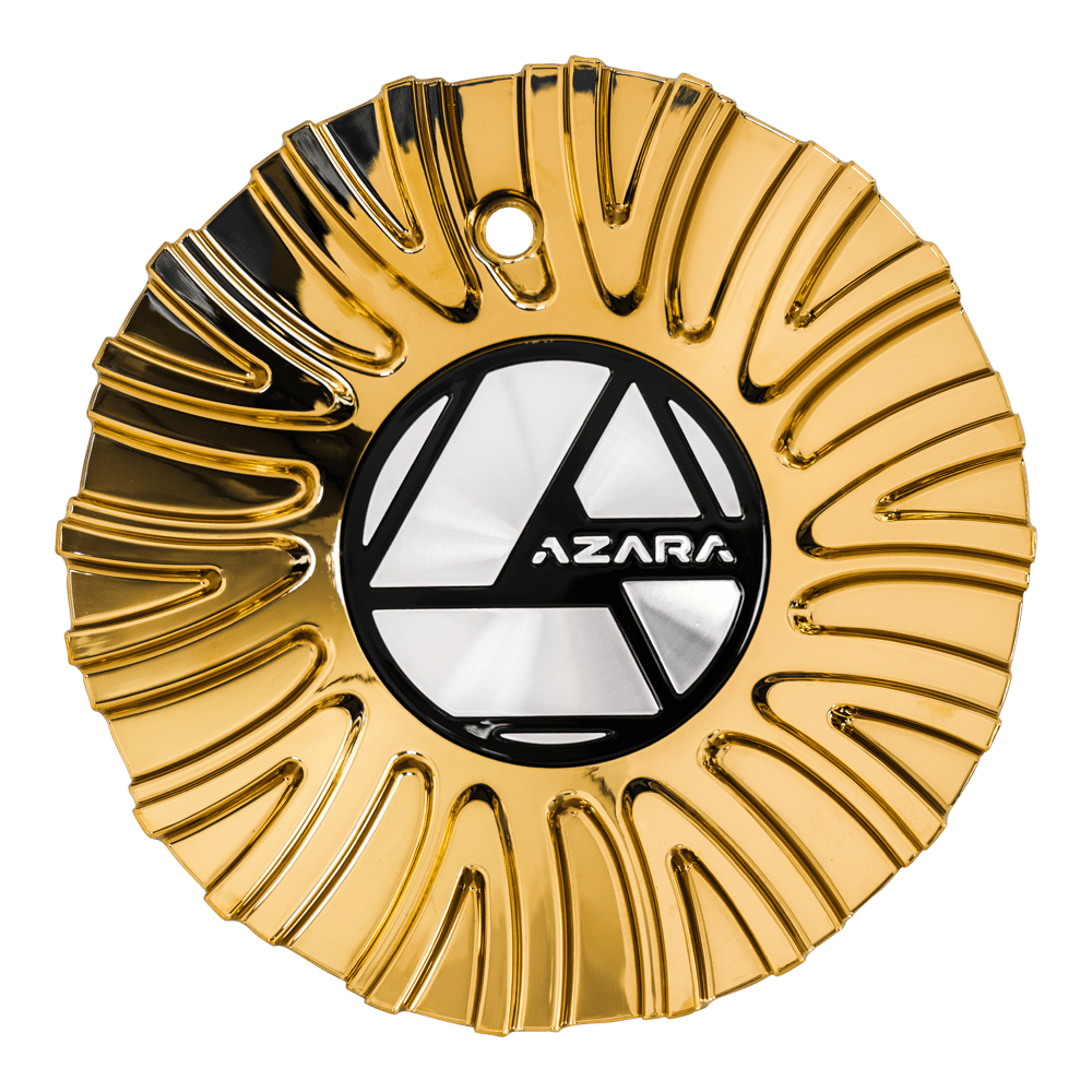 AZA-535 Cap Gold For Nano Gold For 18", 20", 22", 24", 26", 28", 30" Wheels.