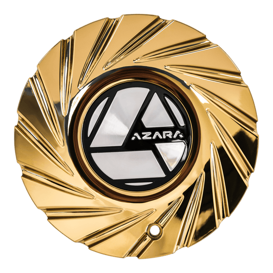 AZA-525 Cap Gold For (Nano) Gold For 18", 20", 22", 24", 26", 28", 30" Wheels.