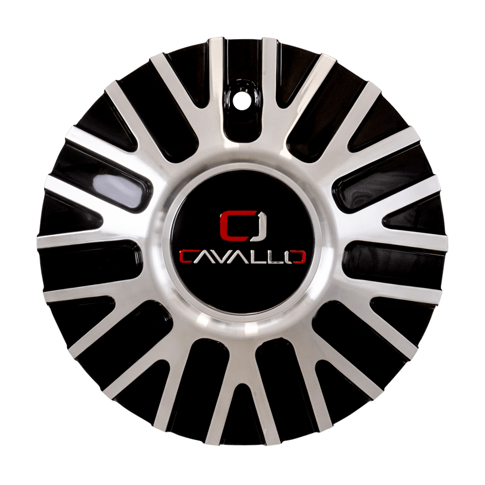 CLV-35 Cap Machined For Black Machined 18"  Wheels.