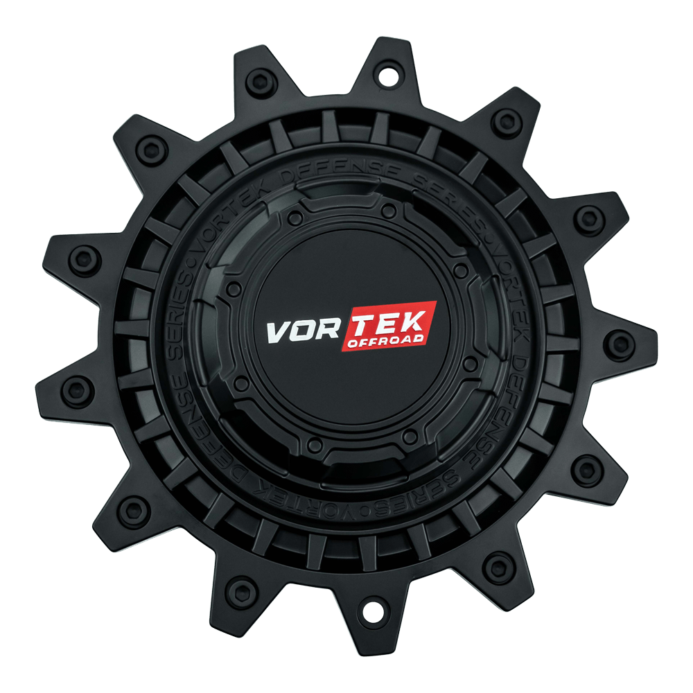 VRD-703 Cap Matte Black For Matte Black 17", 18", 20", 22" 5x lug & 6x lug & 8x lug wheel