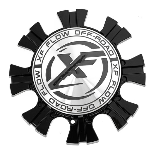 XFX 8-Lug Bolt-in Black Cap Large Logo